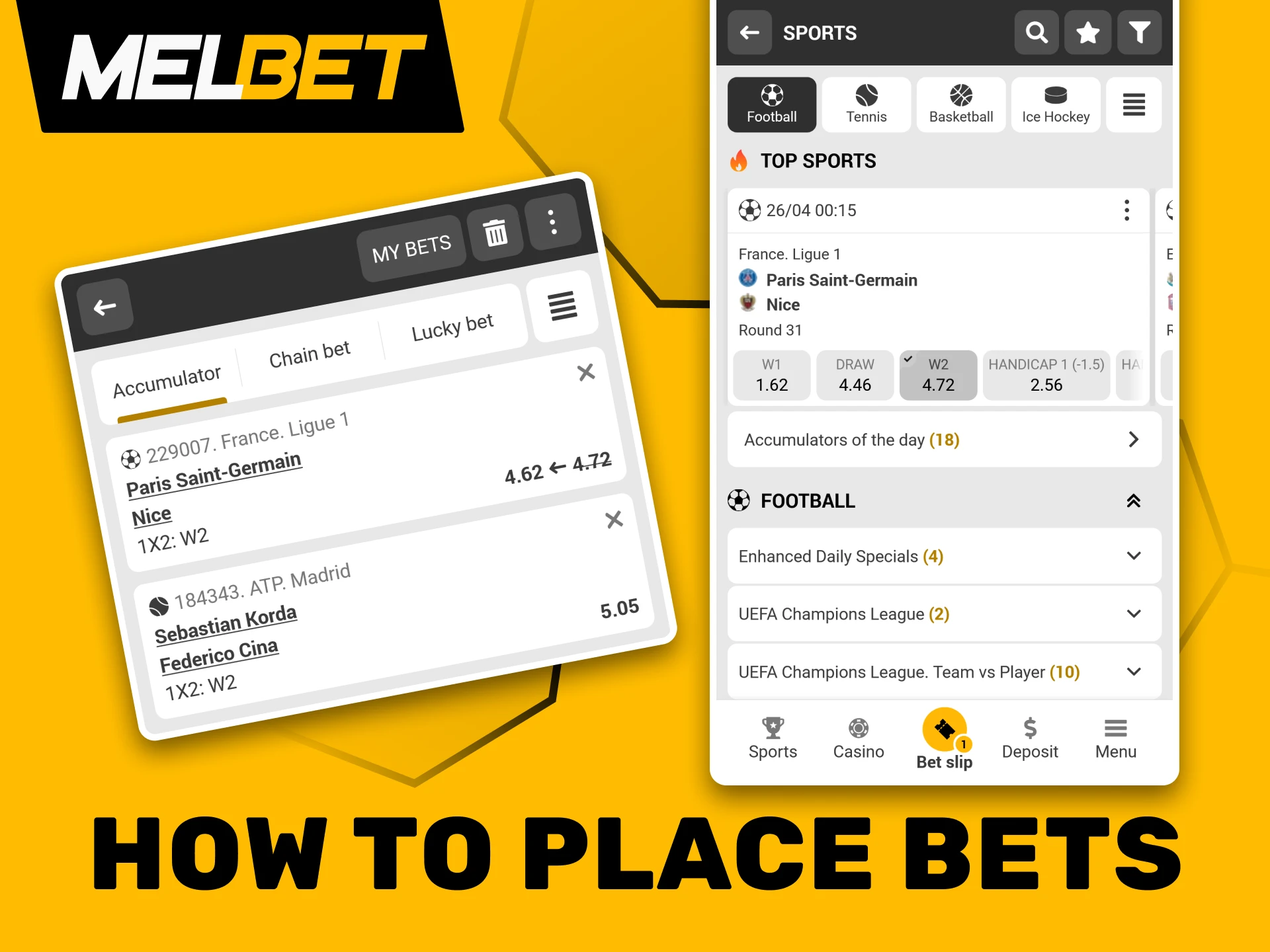 Enjoy sports betting anytime, anywhere with the Melbet app.
