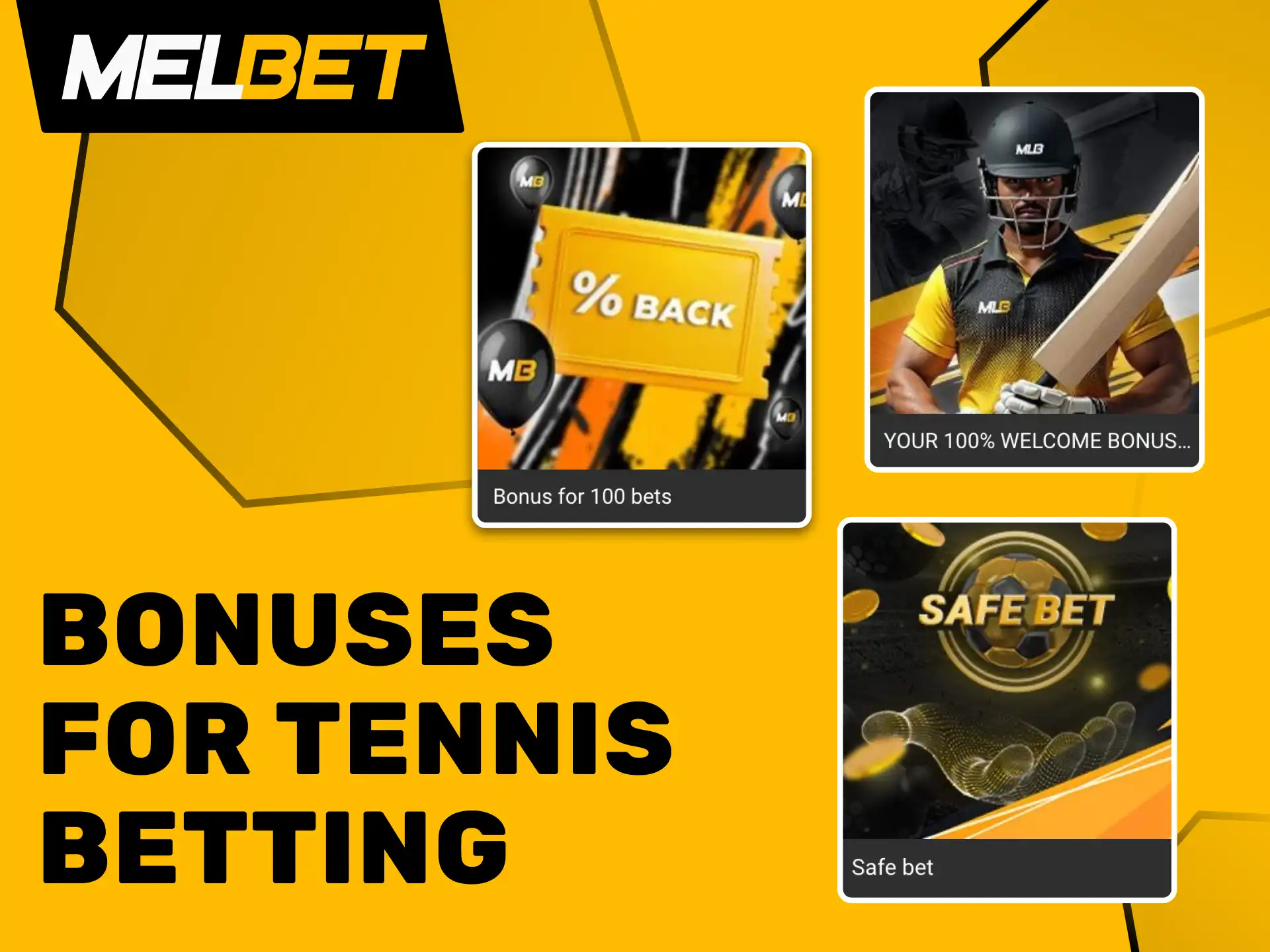 Claim Melbet tennis bonuses by verifying your account and placing qualifying bets.
