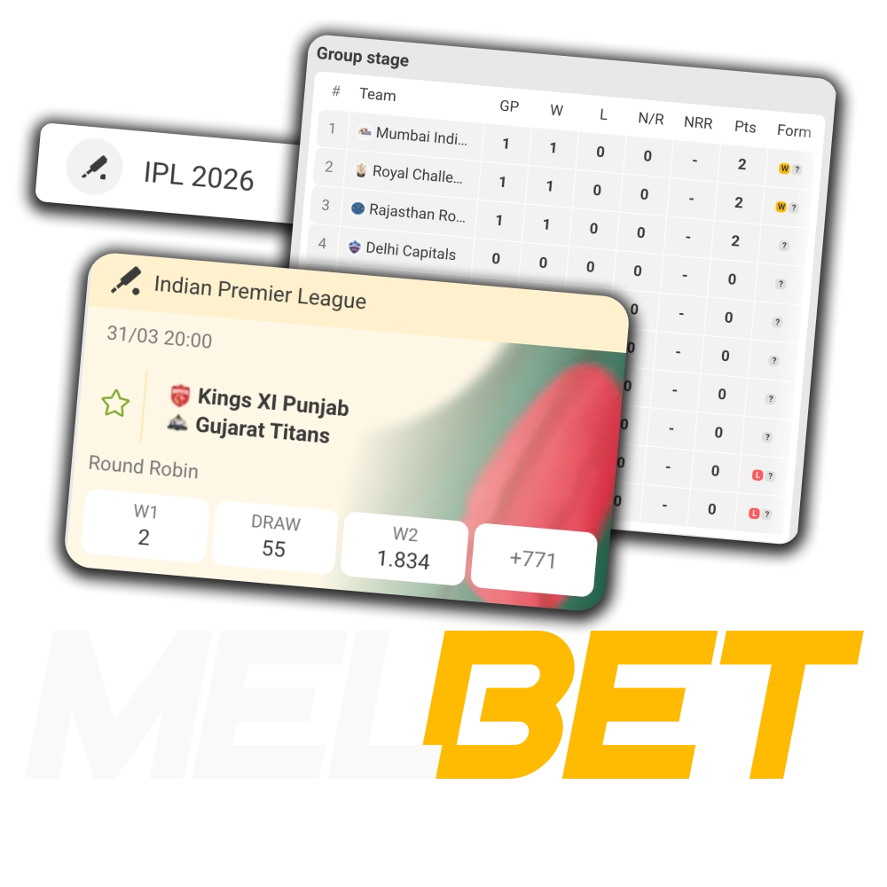 Join Melbet now and enjoy competitive IPL odds with a generous welcome bonus for Bangladesh players.
